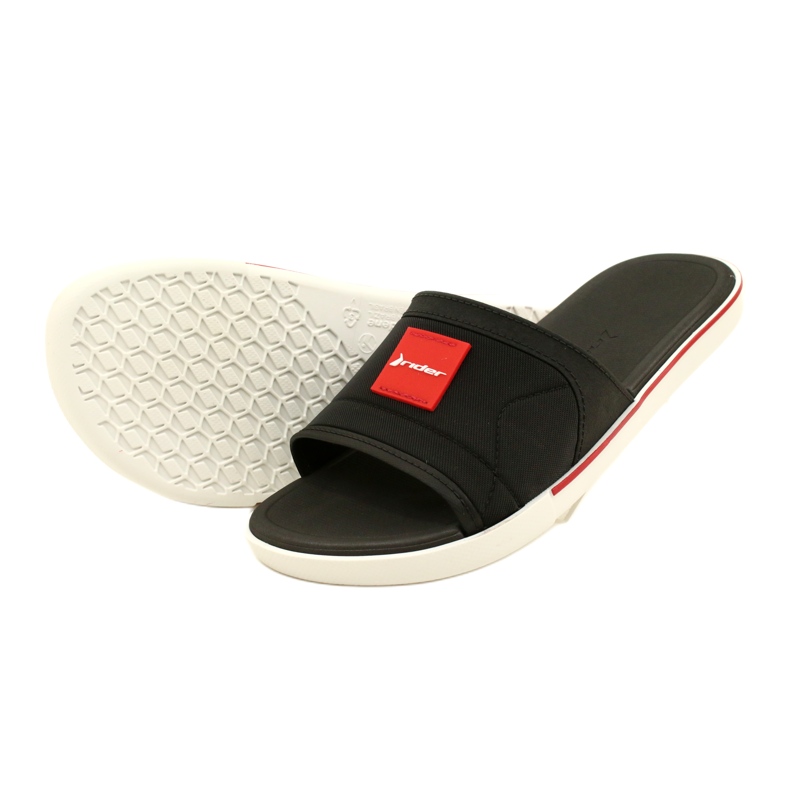Pánské pantofle Rider Spider Slide Ad 11795 AG359 Black/Red černý 3