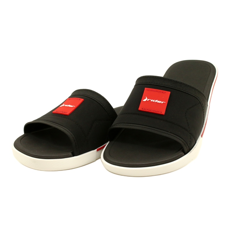 Pánské pantofle Rider Spider Slide Ad 11795 AG359 Black/Red černý 2
