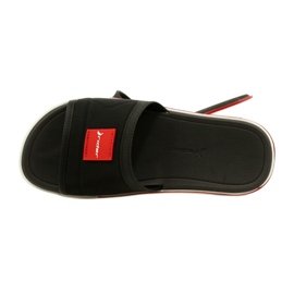 Pánské pantofle Rider Spider Slide Ad 11795 AG359 Black/Red černá 4
