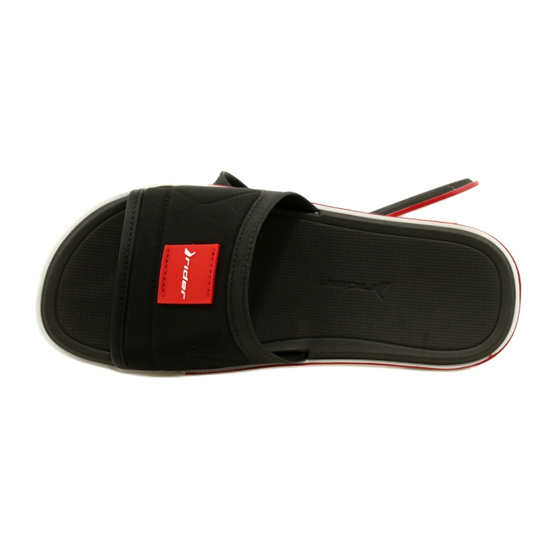 Pánské pantofle Rider Spider Slide Ad 11795 AG359 Black/Red černý 4