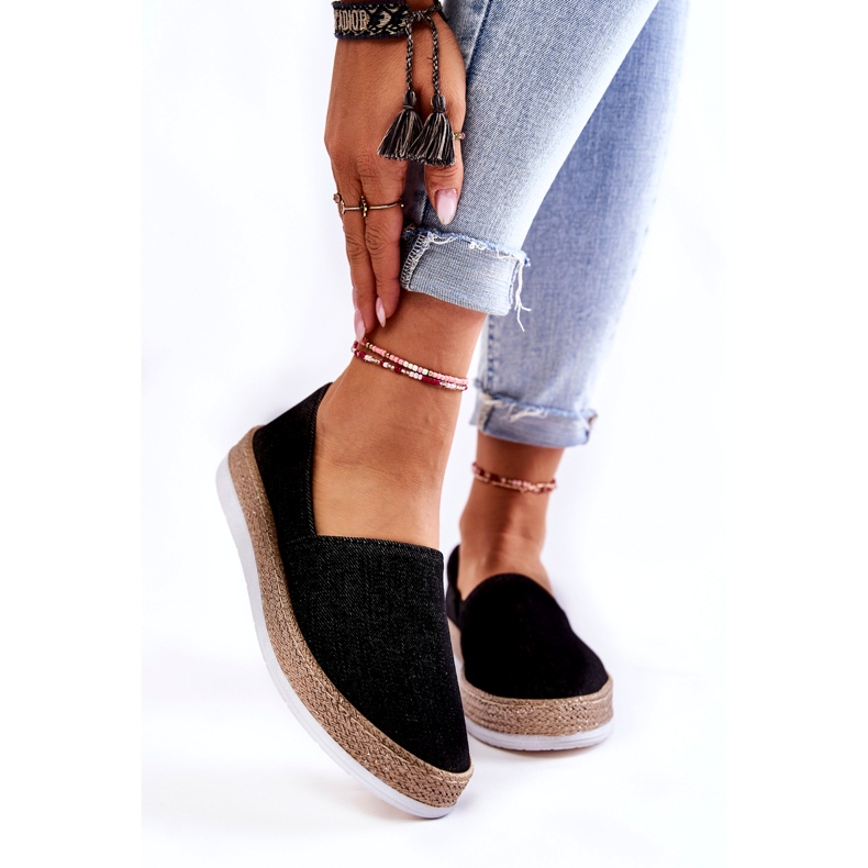 Dámské Sneakers Slip On Big Star KK276008 Černé černý 1