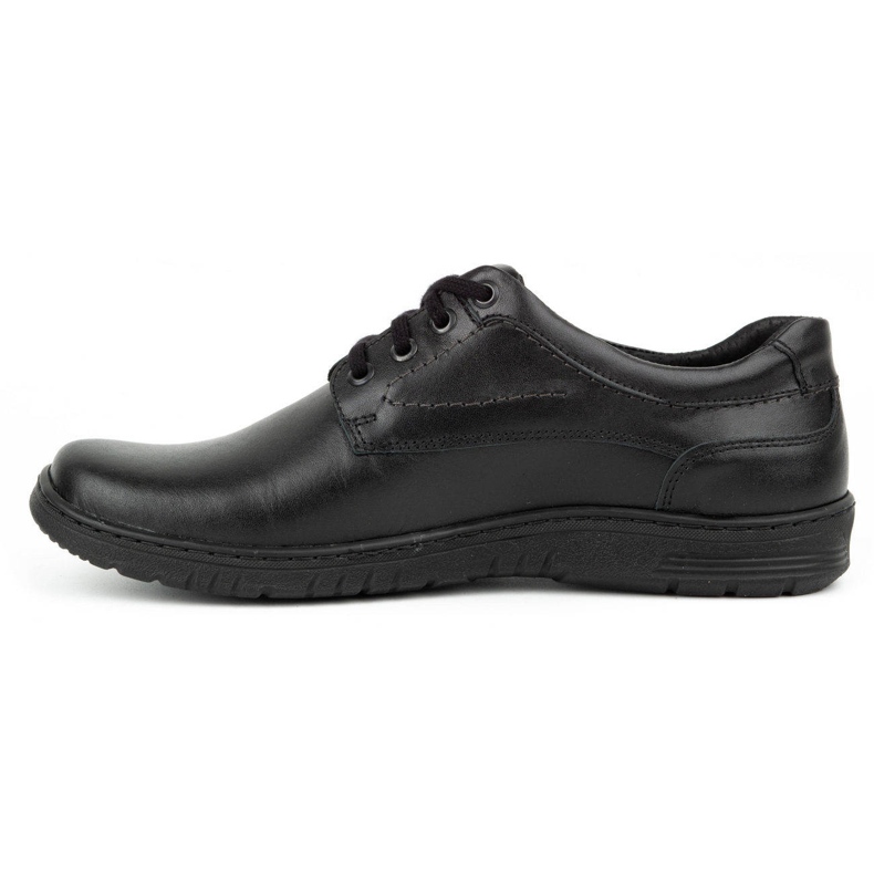 KOMODO Pánské Casual kožené boty 921K černá černý 1