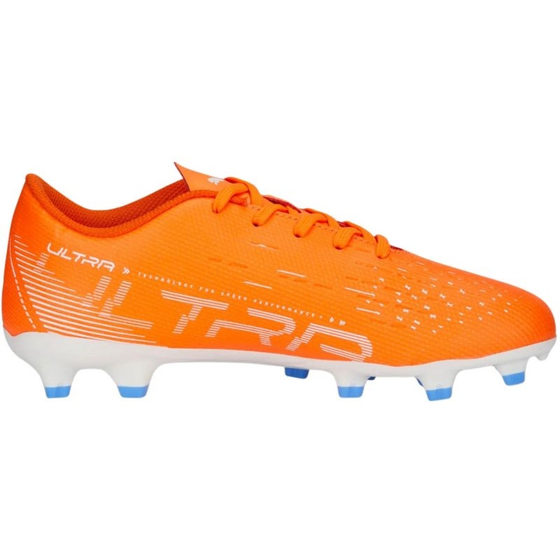 Kopačky Puma Ultra Play FG/AG 107233 01 oranžový pomeranče a červené 1