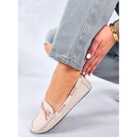 Dámské klasické mokasíny Kamila Beige béžový 2
