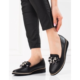 Goodin Módní dámské boty Shelovet vyrobené z ekologické kůže černá 1