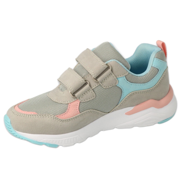 Befado mládežnické sporty se suchým zipem 516Q238 šedý šedá 2