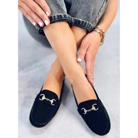 BM Dámské mokasíny Hesso Black černý 1