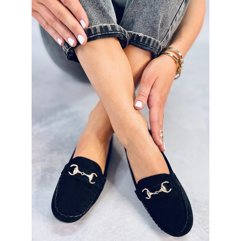 BM Dámské mokasíny Hesso Black černá 1