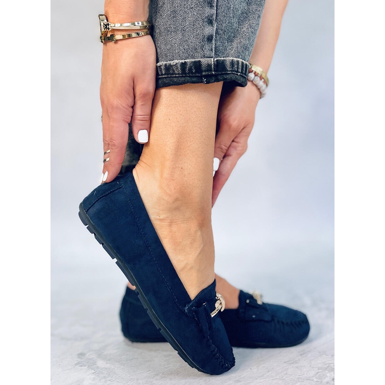 BM Dámské mokasíny Lyset Azul námořnická modrá 1