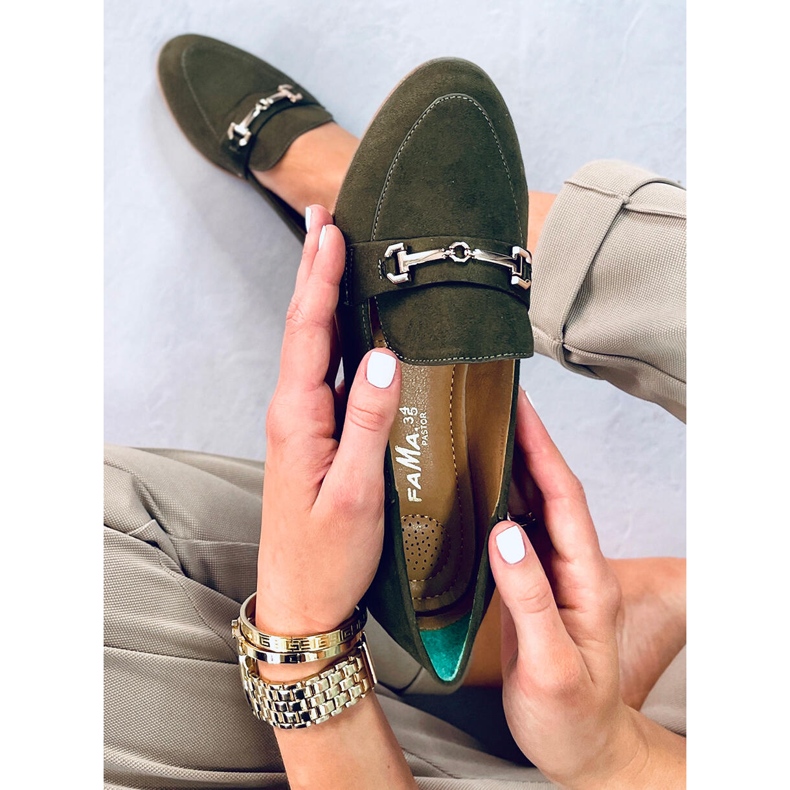 Dámské mokasíny Juss Green zelená 2