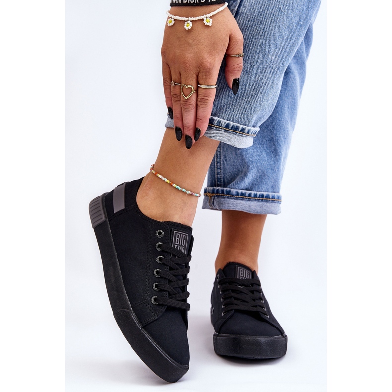 Dámské nízké tenisky Big Star LL274038 Black černá 2