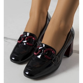 BM Černé lakované lodičky Teresa černá 1