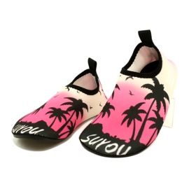 ProWater růžovo-černé neoprenové boty do vody růžový 2