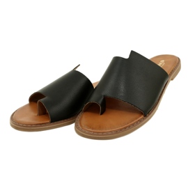Evento Black Flip-Flops Dámské flip-flops Eveno 22SD35-4586 Black černý 2