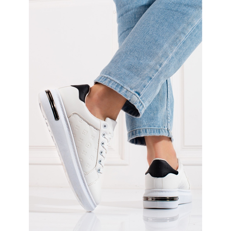 Dámská sportovní obuv Shelovet bílá se vzorem bílý 2