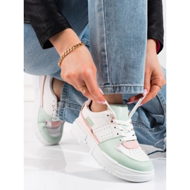 Dámské pastelové tenisky Shelovet bílý vícebarevný 1