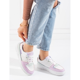 Dámské tenisky Shelovet pastel bílý vícebarevný 2