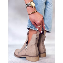 PA1 Kozačky jarního střihu od Franco Beige béžový 1 PA1 Kozačky jarního střihu od Franco Beige béžový 1