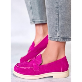 PA1 Semišové mokasíny od Ottavia Fuchsia růžový 2