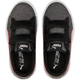 Boty Puma Smash v2 Glitz Glam V Ps Jr 367378 30 černý 1