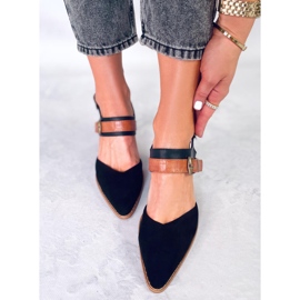 BM Černé lodičky Chiatti na otevřené patě černý 1