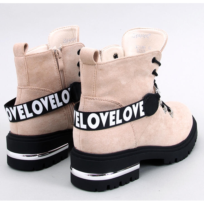 BM Dámské turistické boty Nerea Beige béžový 1