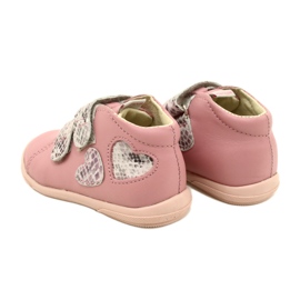Boty na suchý zip Mazurek 1264 Pink Snake Hearts růžový 5