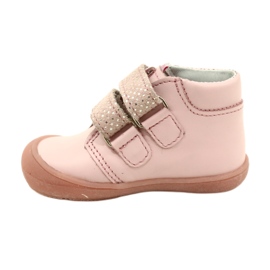 Kozačky na suchý zip Mazurek 1341 Pink Glitter Heart růžový 1