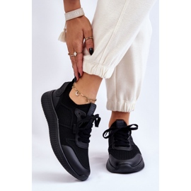 Dámské pohodlné tenisky Memory Foam System Big Star LL274414 Black černá 1