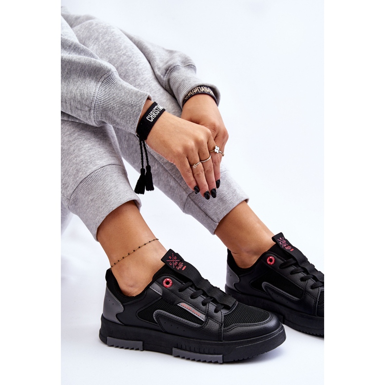 Dámské Cross Jeans Nízké tenisky LL2R4012C Black černý 1