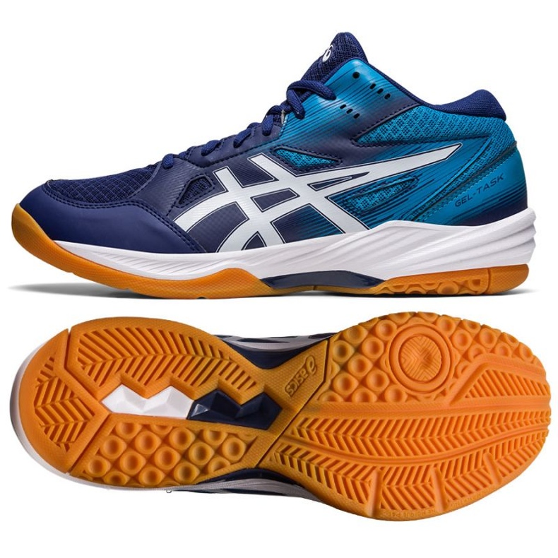 Volejbalové boty Asics Gel-Task Mt 3 M 1071A078 401 modrý modrý 1