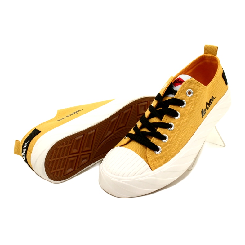 Tenisky na platformě Lee Cooper LCW-23-44-1649L žluté žluť 5