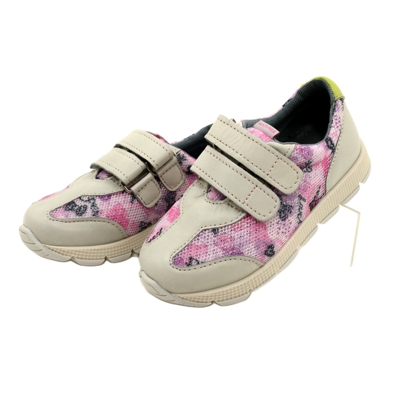 Kožená obuv pro volný čas na suchý zip Mazurek AirWalk Sport fialová 2