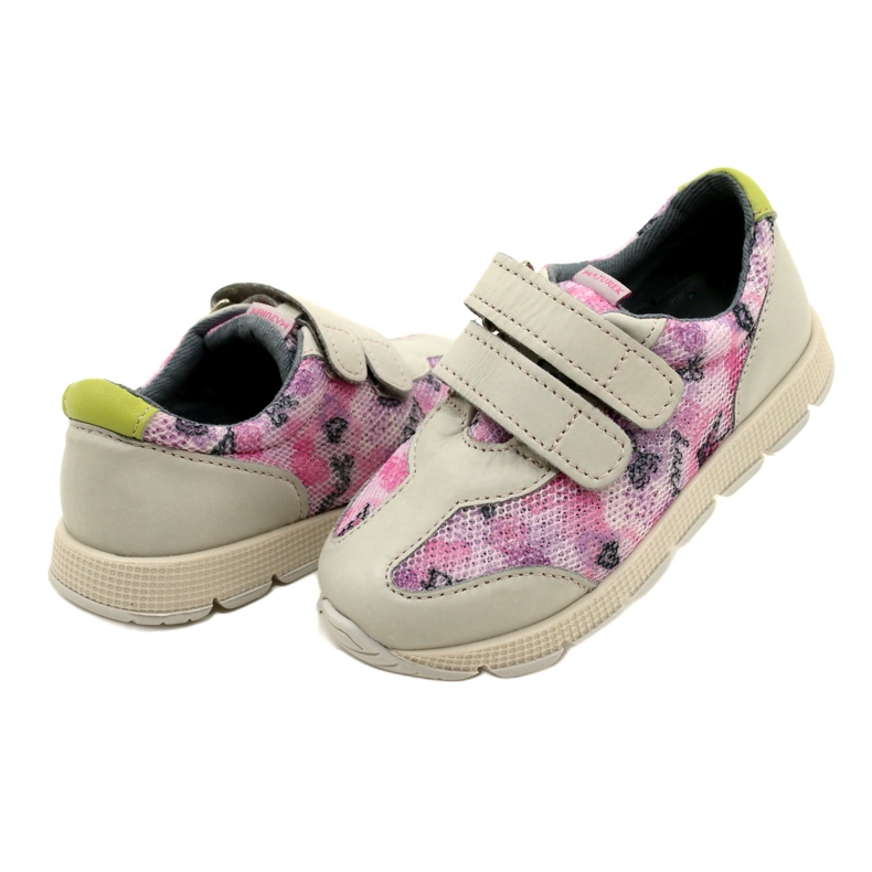 Kožená obuv pro volný čas na suchý zip Mazurek AirWalk Sport fialová 3