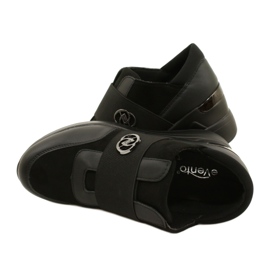 Nazouvací boty Tenisky na klínu Evento 23SP35-5320 Black černá 5