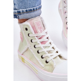 Dámské vysoké tenisky Big Star LL274177 Vícebarevné vícebarevný 1