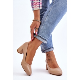 Lodičky na podpatku Sergio Leone PB178 Béžová béžový 2