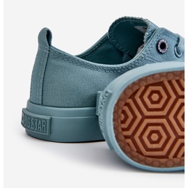 Dámské klasické nízké tenisky Big Star LL274019 Zelené zelená 1 Dámské klasické nízké tenisky Big Star LL274019 Zelené zelená 1