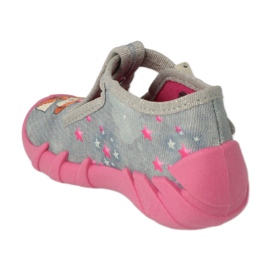 Dětské boty Befado 110P467 růžový šedá 1