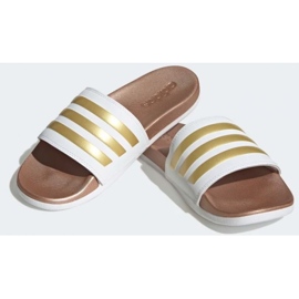Pantofle adidas Adilette Comfort W H03618 bílý 1