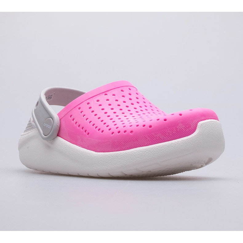 Dřeváky CROCS Literide Clog Kids 205964-6QR růžový 1