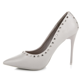 Vices New Collection Špendlíky s kamínky šedá 1