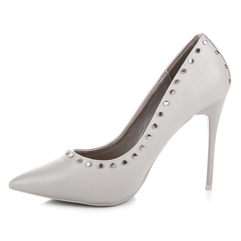 Vices New Collection Špendlíky s kamínky šedá 1