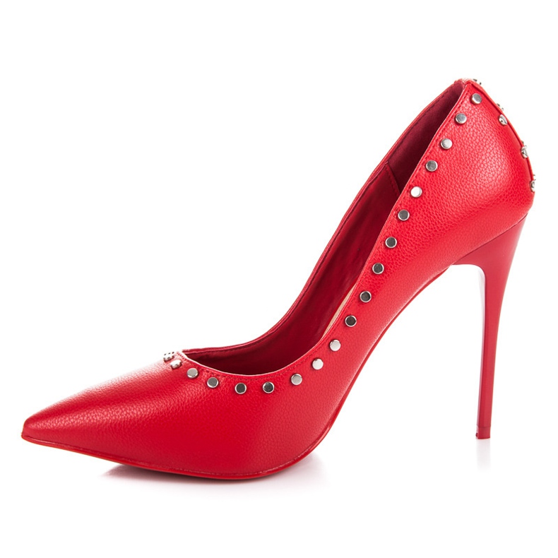 Vices New Collection Špendlíky s kamínky červené 1