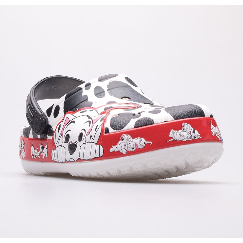 Dětské dřeváky CROCS 101 Dalmatians Kids Clog 207485-100 bílý černá 1