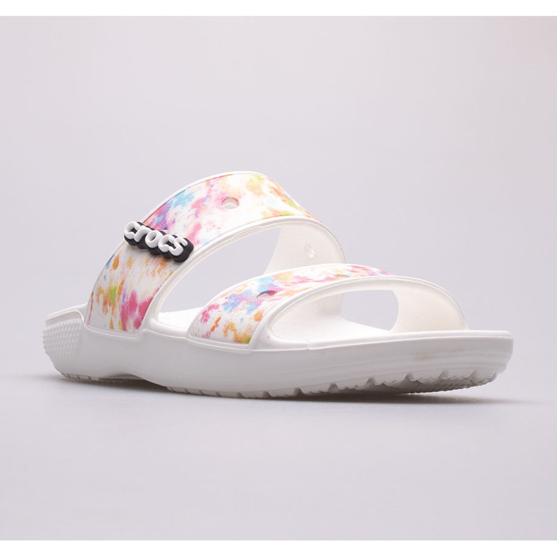Dámské pantofle CROCS Classic Tie Dye Graphic 207283-928 bílý vícebarevný 1