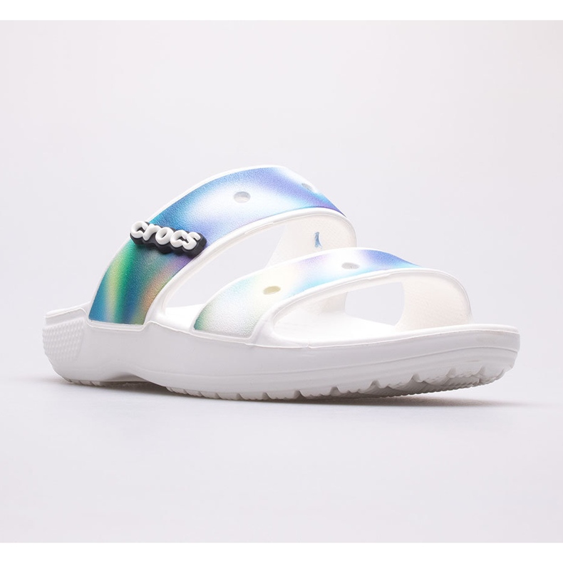 Dámské pantofle CROCS Classic Solarized Sandal 207771-94S bílý vícebarevný 1
