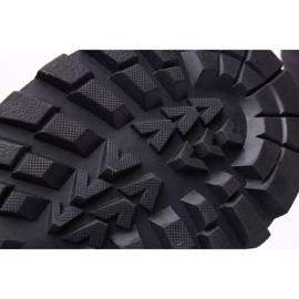 Pánské trekové boty BERGSON Kadam Low Stx černá červené 2