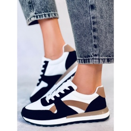 BM Černé dámské tenisky Hansell bílý 1