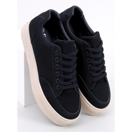 BM Černé tenisky Rhonda na platformě černá 1